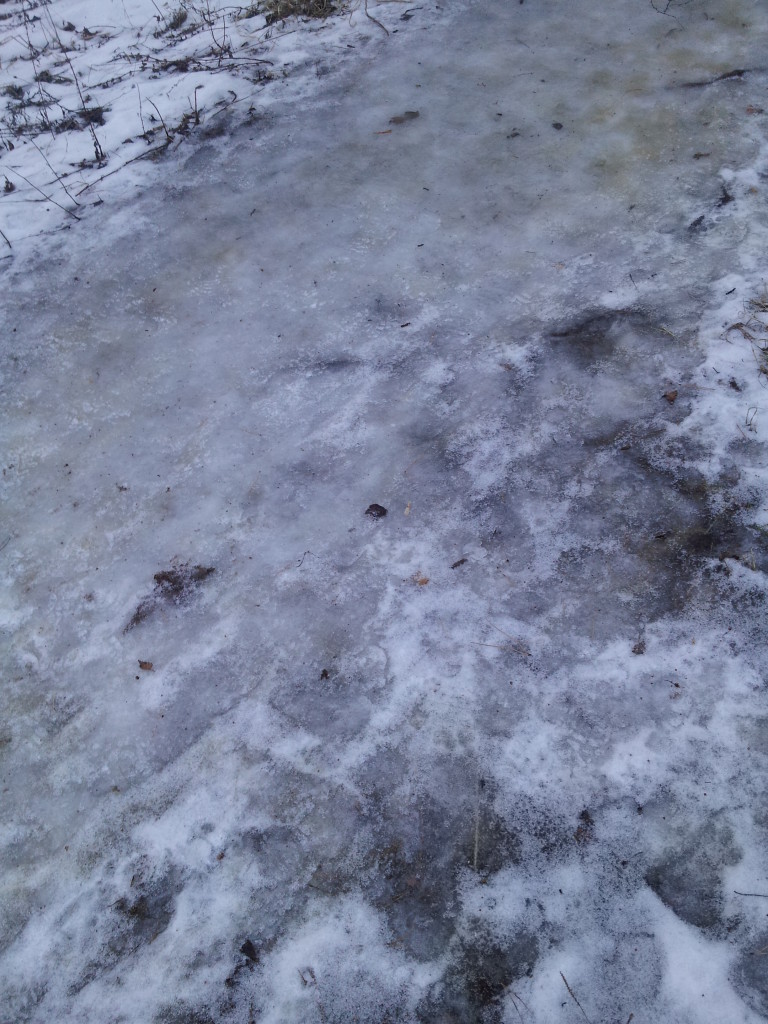 Snow is beautiful. Until it melts and turns to slippery ice.