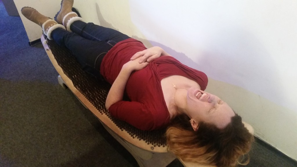 Sleeping on a bed of nails